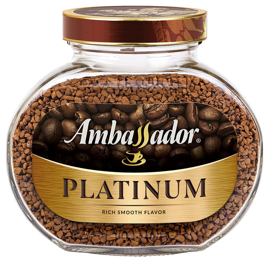 Кофе АМБАССАДОР Платинум растворимый ст/б 95г