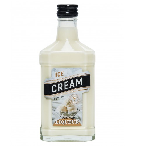 Набор ликеров СЕЛЕБРИТИ Триколор Мороженое 19% ст/б 0.25л