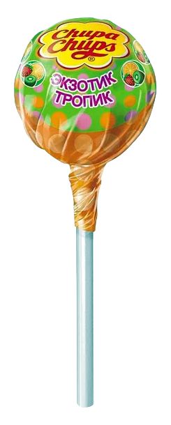 Карамель на палочке ЧУПА ЧУПС Экзотик-Тропик 12г