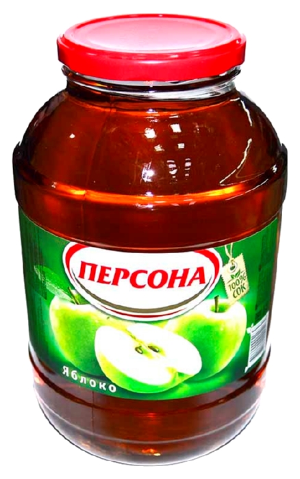 Сок ПЕРСОНА яблоко ст/б 2л