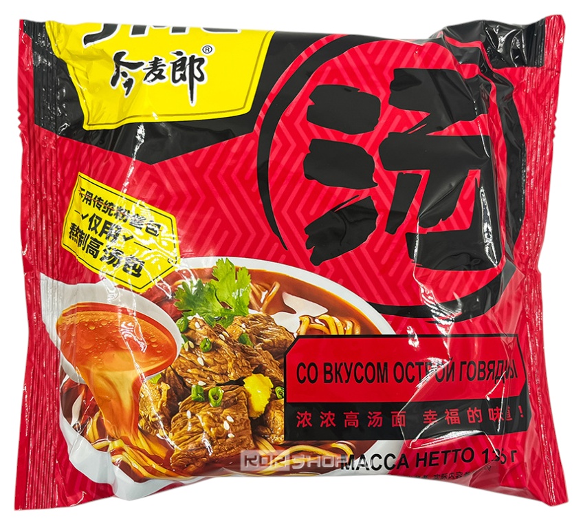 Лапша б/п ДЖИМИЭЛЬ со вкусом острой говядины 135г