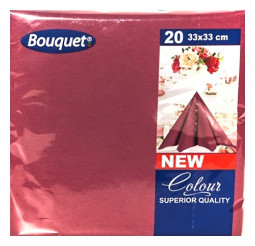 Салфетки БУКЕТ Колор 33*33см 2сл 20шт