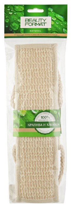 Мочалка для тела КАДРИЛЬ Крапива хлопок арт.45585-4000