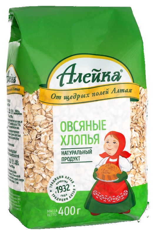 Хлопья АЛЕЙКА Овсяные 400г