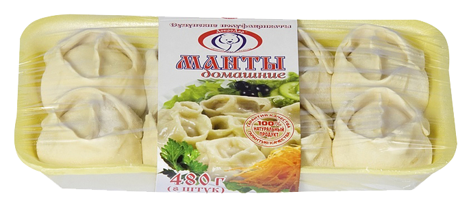 Манты ДОБРОДАР Домашние 480г