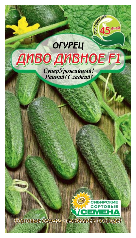 Семена ССС Огурец Диво дивное F1 10шт