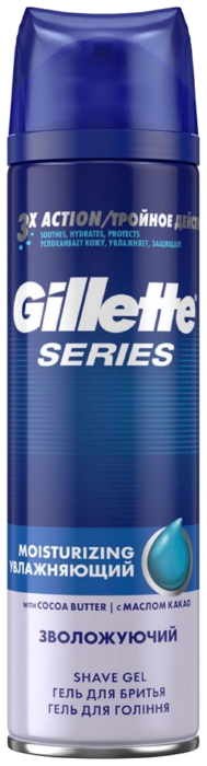 Гель для бритья ЖИЛЛЕТ Сириес увлажняющий 200мл