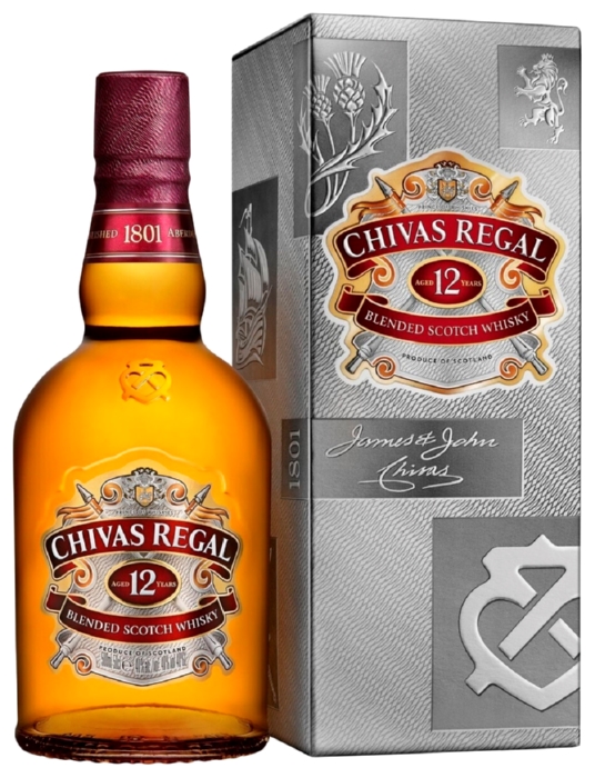 Виски ЧИВАС Ригал 12 лет 40% 0.5л