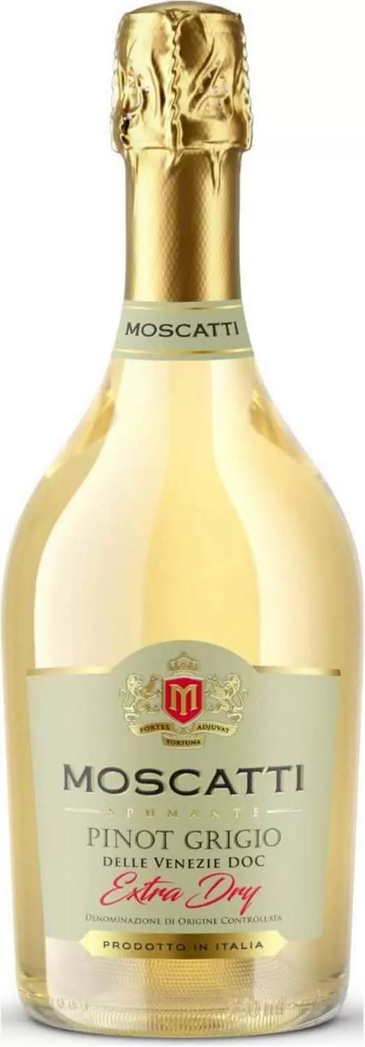 Игристое вино МОСКАТТИ Пино Гриджио Спуманте белое брют 11% ст/б 0.75л