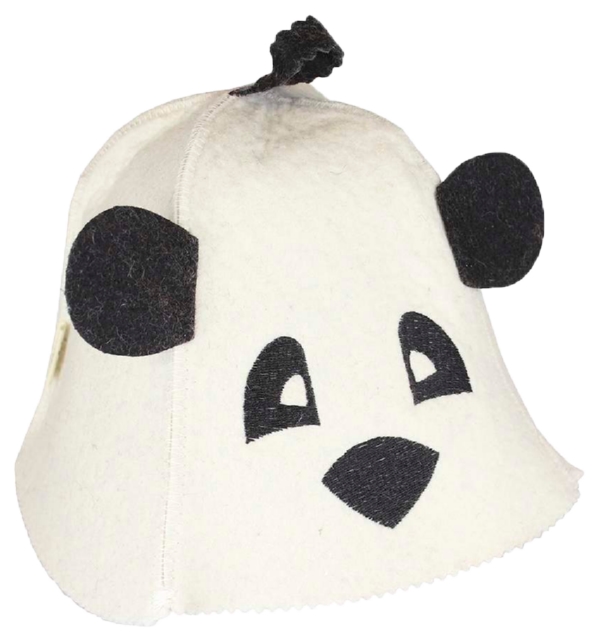 Шапка банная РУШЕР Панда с ушками детская