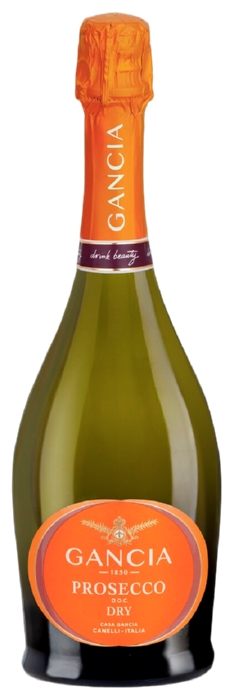Игристое вино ГАНЧА ПРОСЕККО Драй белое сух 11.5% ст/б 0.75л