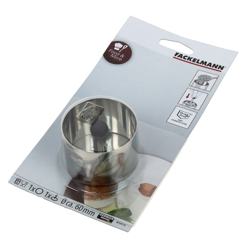 Кольцо для формовки салата ФАКЕЛЬМАНН с прессом