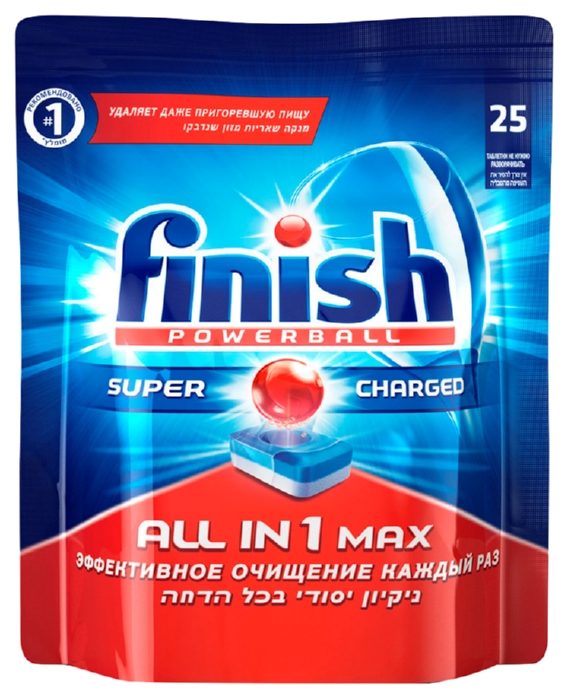 Таблетки для ПММ ФИНИШ Пауэр болл все в 1 макс 25шт