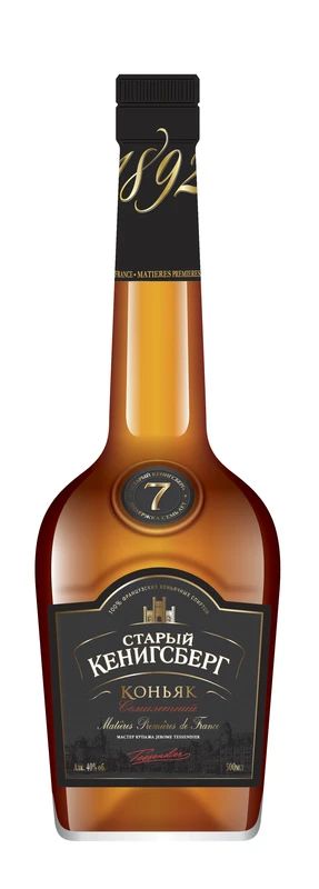 Коньяк СТАРЫЙ КЕНИГСБЕРГ 7 лет 40% ст/б 0.5л