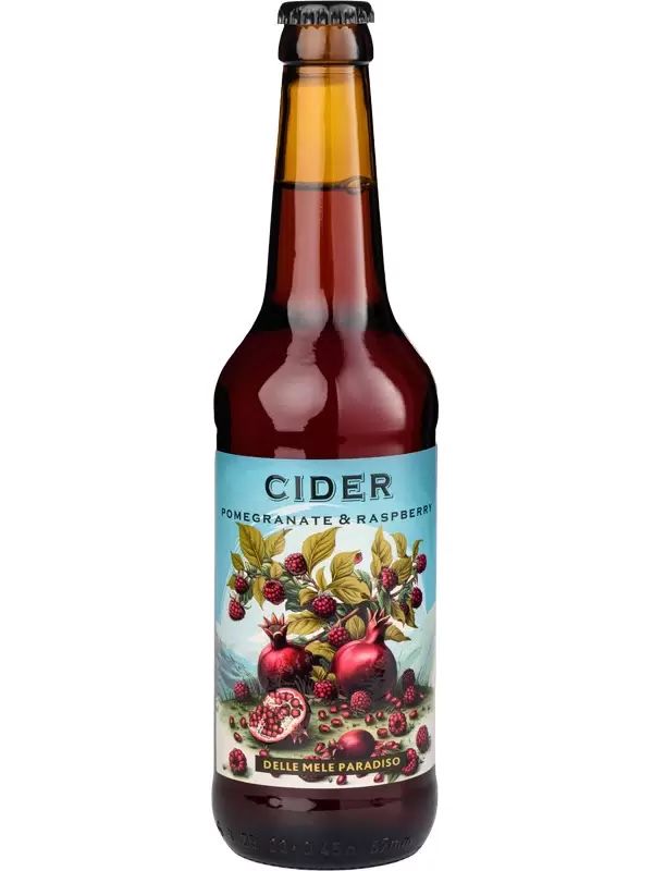 Сидр КАХЕТИ Гранат-малина непастер п/сл 5.5% ст/б 0.45л