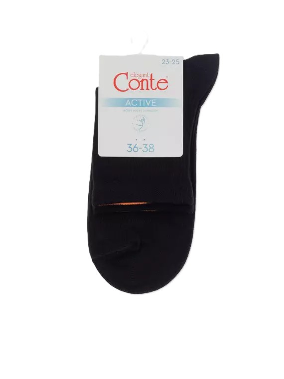 Носки женские КОНТЕ Актив черные р.25-27 арт.24С-11СП