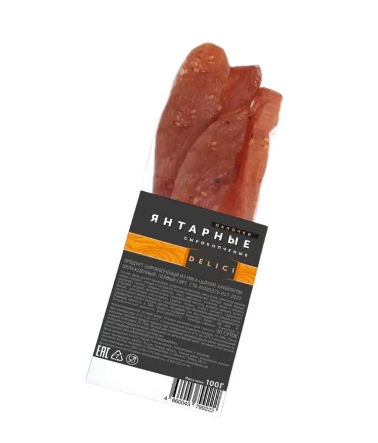 Палочки МЕЖЕНИНОВСКАЯ ПФ Янтарные с/к 100г