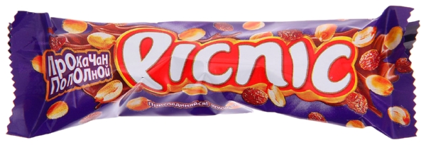 Батончик ПИКНИК молочный 38г