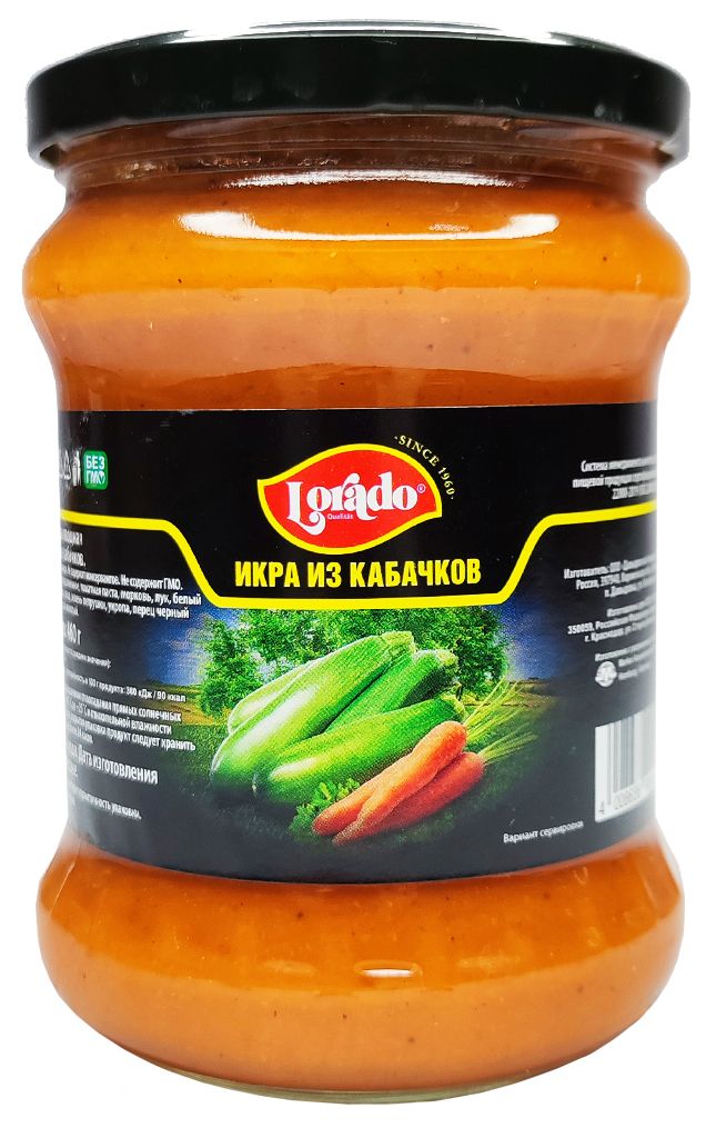 Икра ЛОРАДО из кабачков ст/б 460г