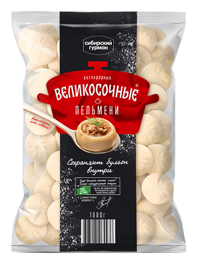 Пельмени СИБИРСКИЙ ГУРМАН Великосочные 1000г