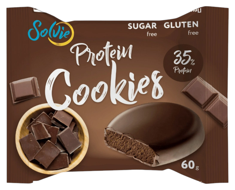 Печенье СОЛВИ Протеин Куки шоколад 60г
