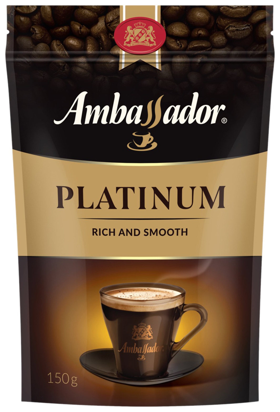 Кофе АМБАССАДОР Платинум растворимый м/у 150г