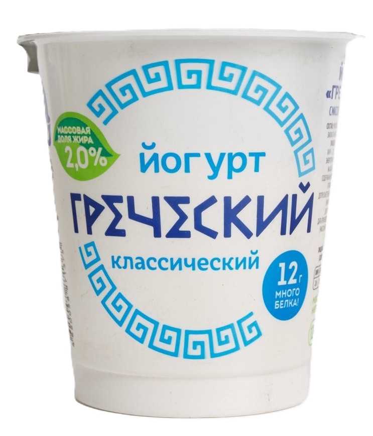 Йогурт ТОМСКОЕ МОЛОКО Греческий бзмж 2% 250г