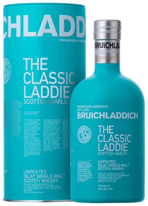 Виски БРУКЛАДИ Скоттиш Барли односолодовый 50% ПК 0.7л