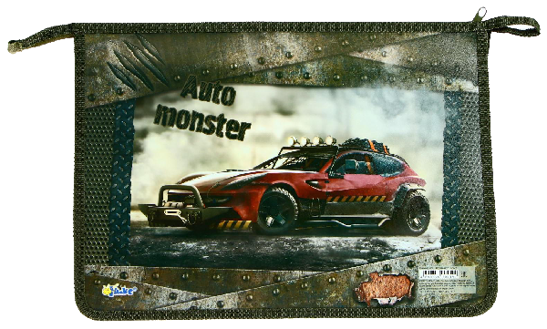 Папка для тетрадей АВАНГАРД Автомонстр А5 арт.ПТ-7357934