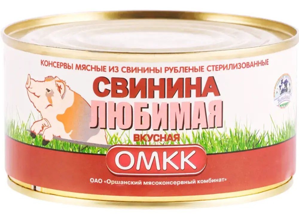 Свинина ОМКК Любимая вкусная ж/б ключ 325г