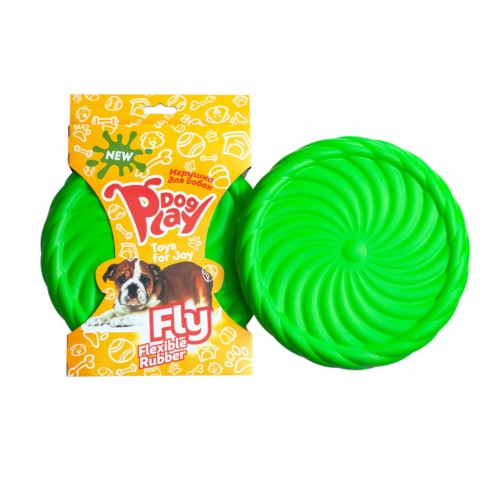 Игрушка для собаки ПЛЕЙ ДОГ Тарелка эластичная
