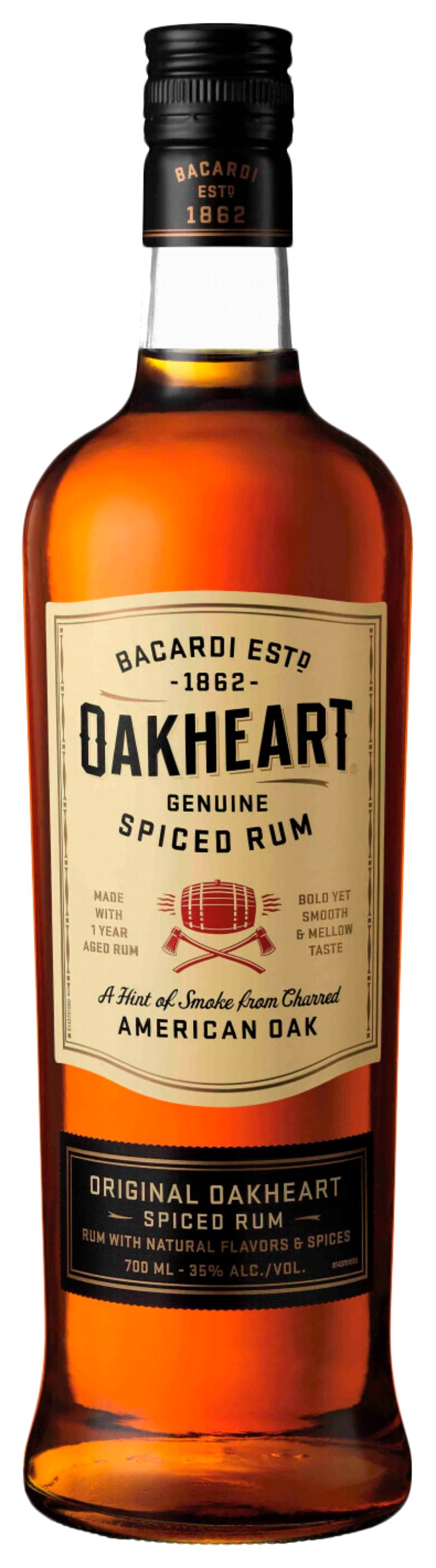 Напиток спиртной БАКАРДИ Оакхарт Ориджинал на основе рома 35% ст/б 0.7л