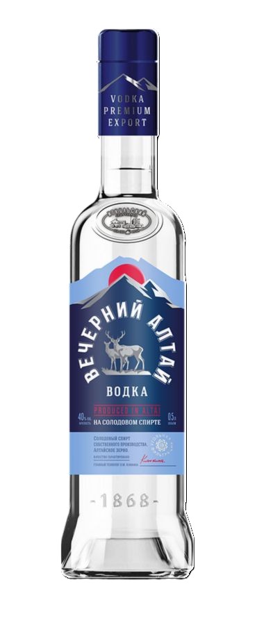 Водка ИТКУЛЬ Вечерний Алтай 40% ст/б 0.25л