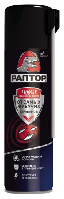 Аэрозоль РАПТОР от резистентных тараканов 430мл