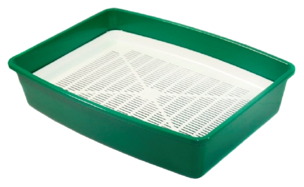 Туалет для кошек ВАКА глубокий с сеткой