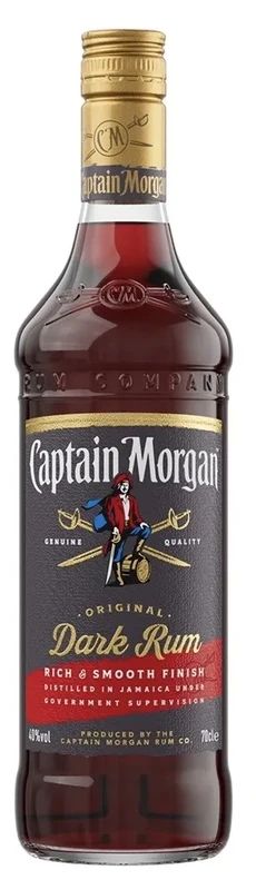 Ром КАПИТАН МОРГАН Темный 40% ст/б 1л