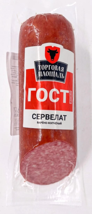 Сервелат ТОРГОВАЯ ПЛОЩАДЬ ГОСТ в/к 270г