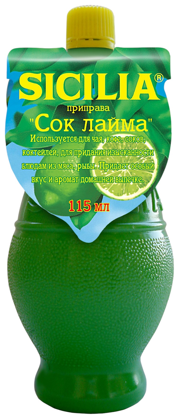 Сок лайма СИЦИЛИЯ натуральный пэт 115мл