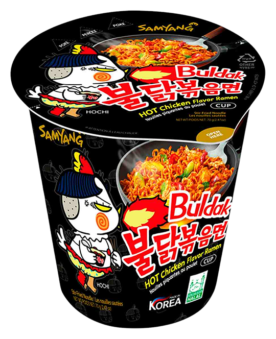 Лапша б/п САМЯНГ жгучая курица 70г