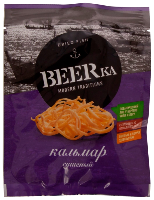 Кальмар БИРКА сушеный 18г