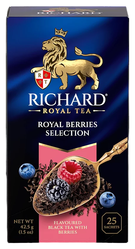 Чай РИЧАРД Роял Беррис селекшн черный 25пак
