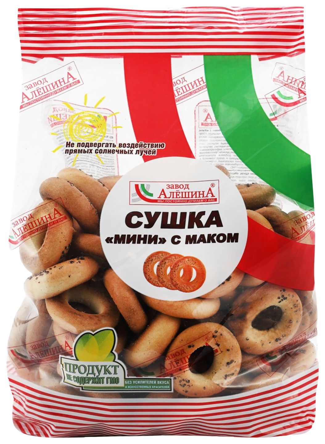 Сушка АЛЕШИНА мини с маком 380г