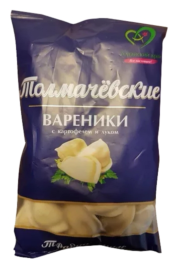 Вареники ТОЛМАЧЕВСКИЕ Традиционные с картофелем и луком 800г