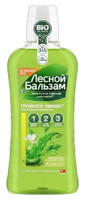 Ополаскиватель ЛЕСНОЙ БАЛЬЗАМ Природная свежесть 400мл
