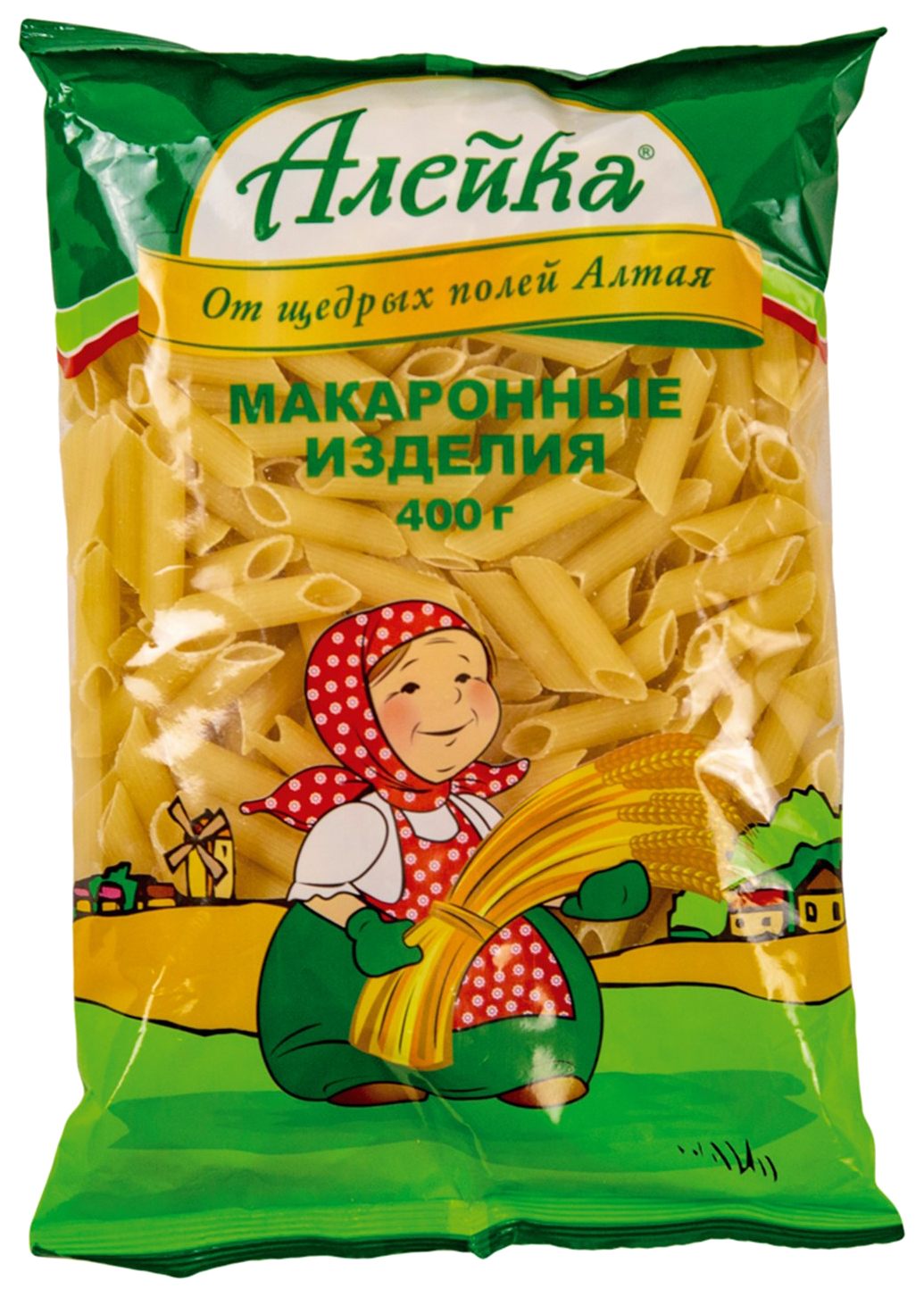 Мак.изделия АЛЕЙКА Перья рифленные м/у 400г