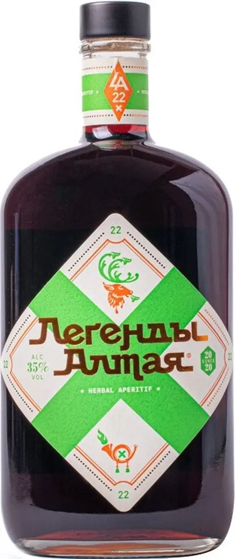 Аперитив ЛЕГЕНДЫ АЛТАЯ 35% ст/б 0.5л
