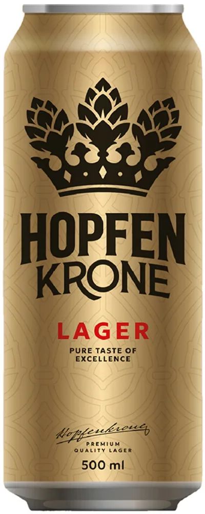 Пиво ХОПФЕНКРОНЕ Лагер светлое пастер 5% ж/б 0.5л