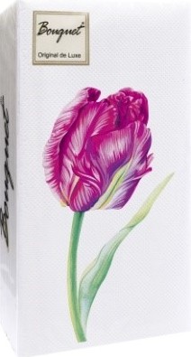Салфетки БУКЕТ Оригинал де люкс Прекрасный тюльпан 33*33см 2сл 1/8 сложение 20шт
