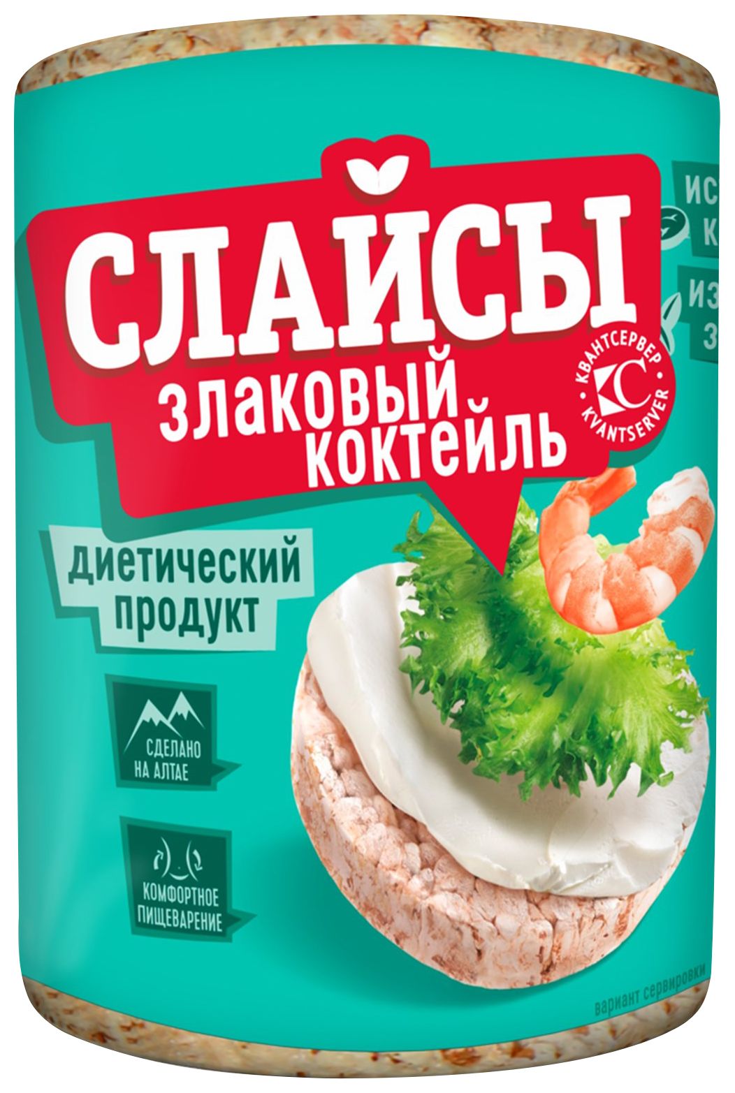 Хлебцы СЛАЙС Злаковый коктейль 100г