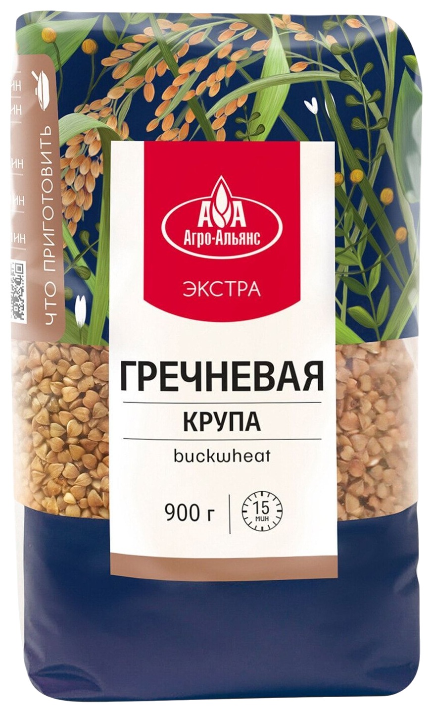 Гречневая крупа АГРО-АЛЬЯНС Экстра м/у 900г